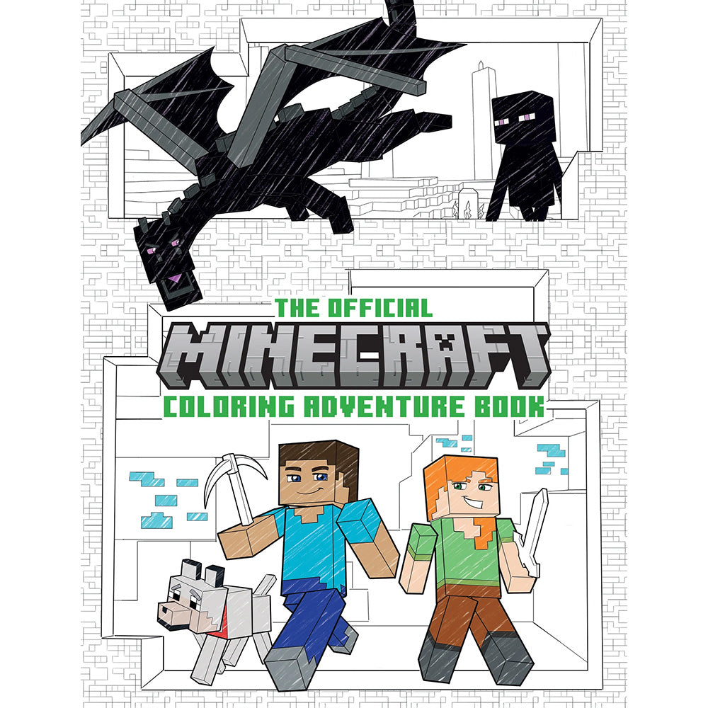 Official Minecraft Coloring Adventures Book: Create, Explore, Color!