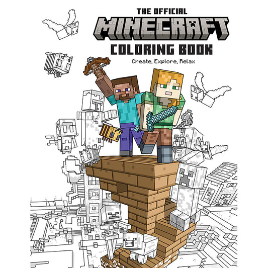 Official Minecraft Coloring Book: Create, Explore, Relax!