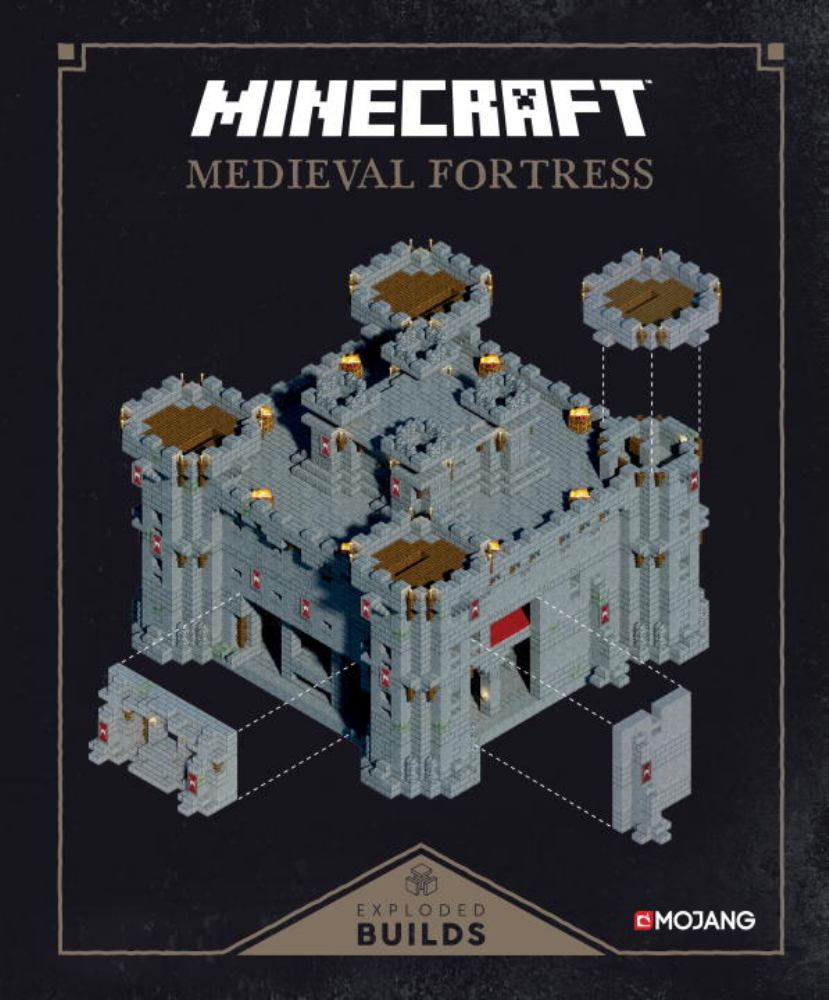 Minecraft: Exploded Builds: Medieval Fortress Hardcover Book